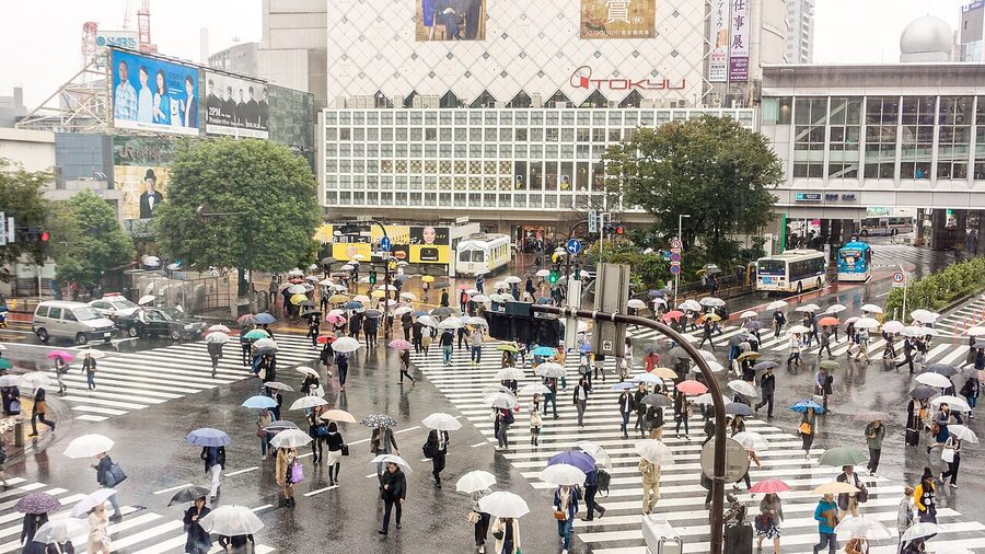 Shibuya Pedestrian Scramble crossing