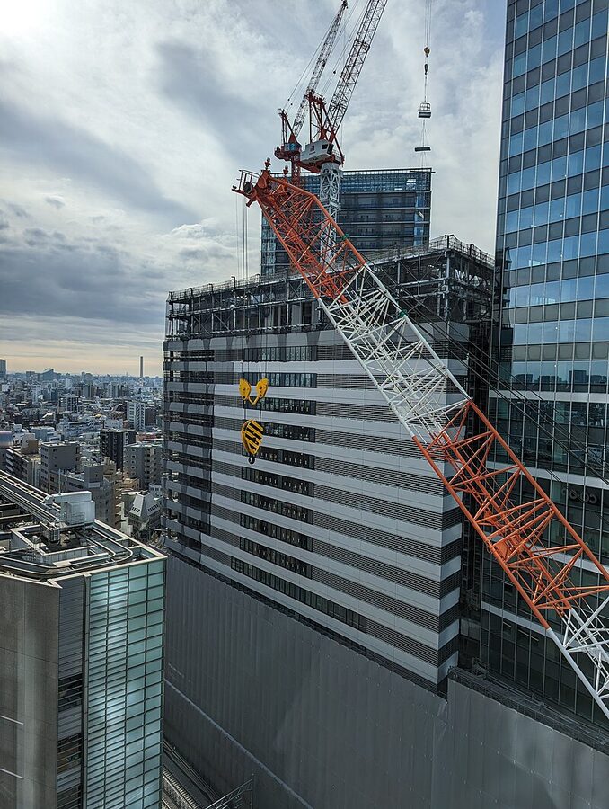 View from Shibuya Stream building in Tokyo