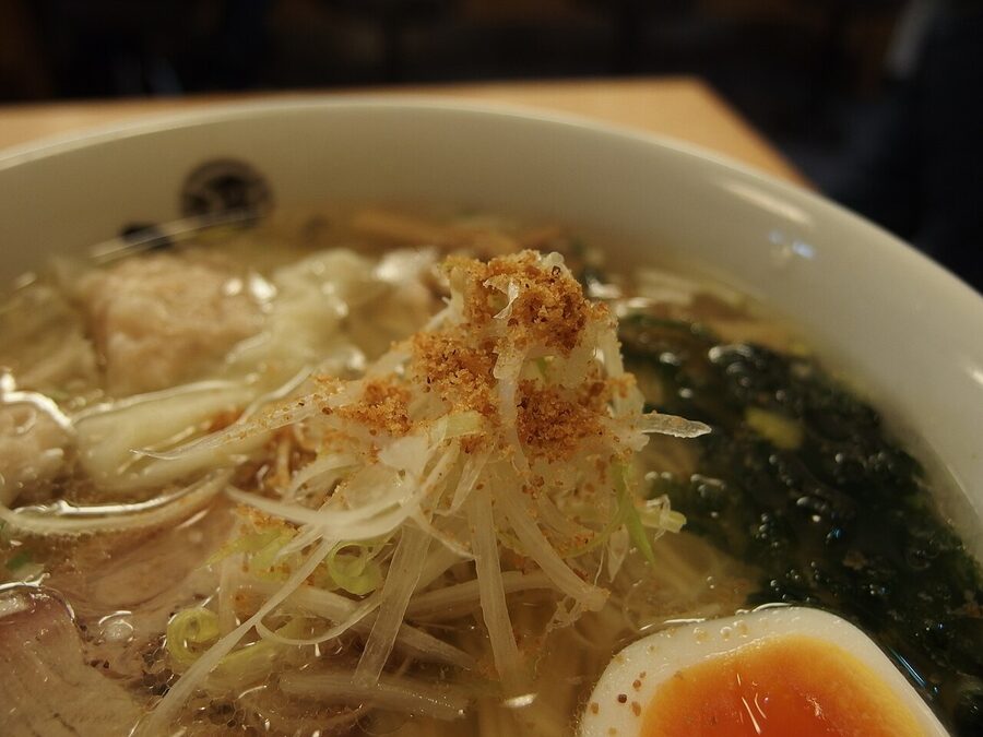 Shio ramen at Hirugao on Tokyo Ramen Street