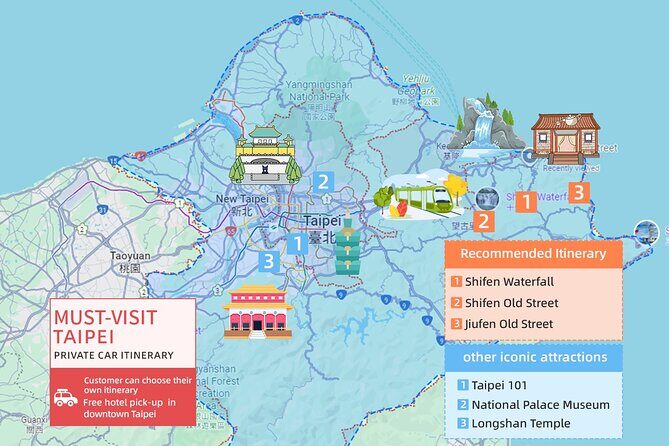 Skip the GuidebookExperience the Real Taipei on 10h Private Tour - Transportation and Practicalities