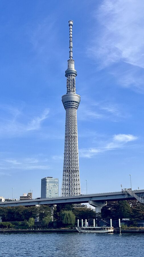 Tokyo Skytree tower exterior view 2023