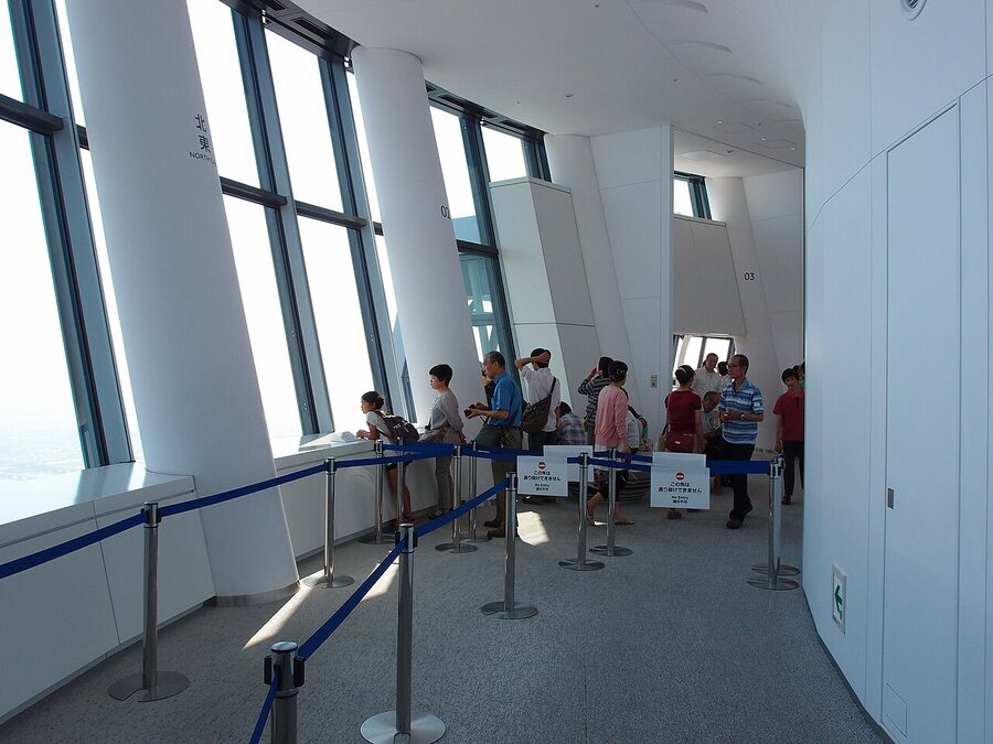 Tembo Galleria upper observation deck at Tokyo Skytree