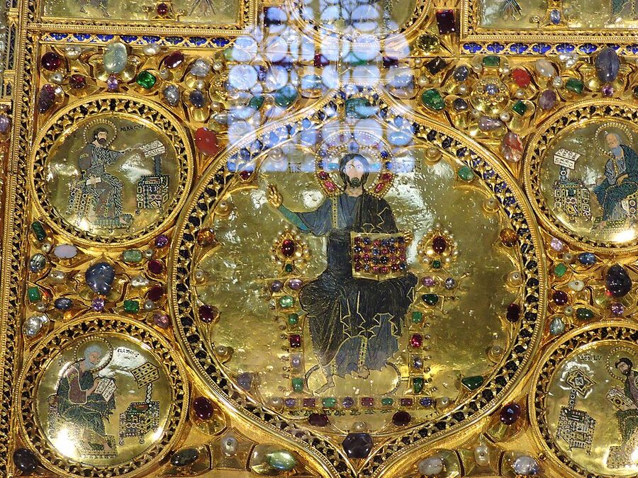 St Marks Basilica Pala doro gold altarpiece detail