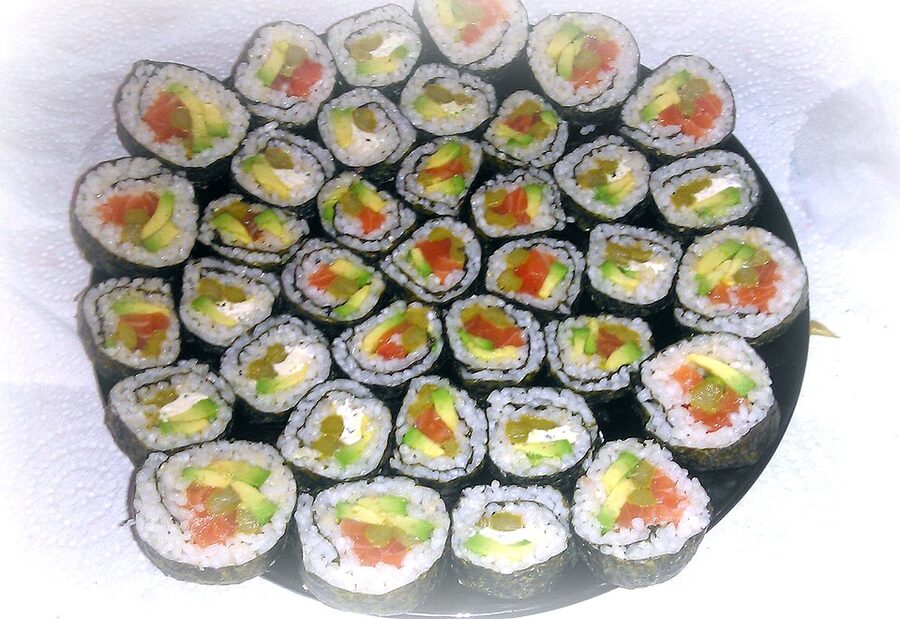 First time making sushi at home