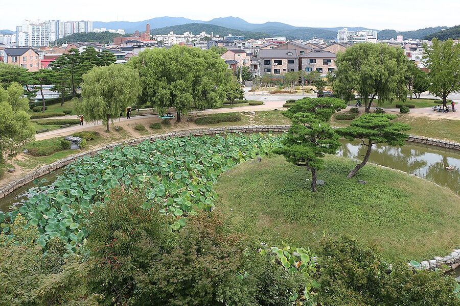 Seojangdae command pavilion at Hwaseong Fortress Suwon