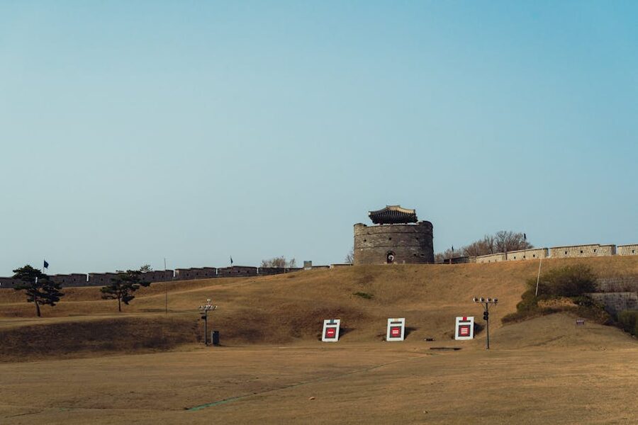 Hwaseong Fortress UNESCO view Suwon