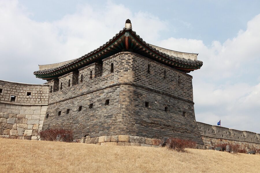Poru defensive watchtower at Hwaseong Fortress