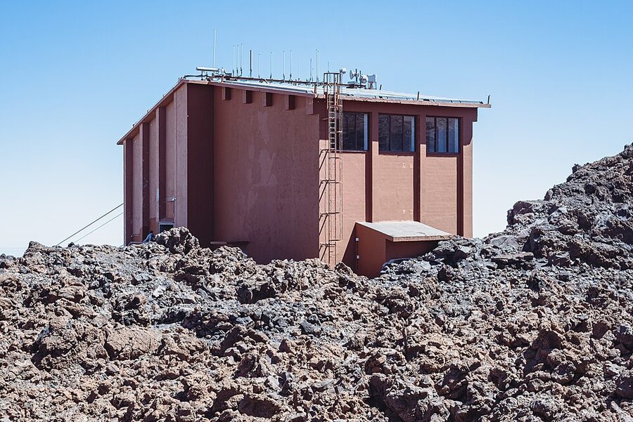 Teide cableway base station Tenerife