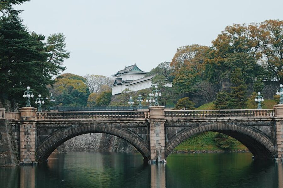 Nijubashi Bridge at the Imperial Palace Tokyo