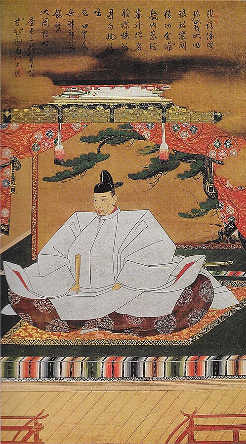Portrait of Toyotomi Hideyoshi the warlord who built original Osaka Castle