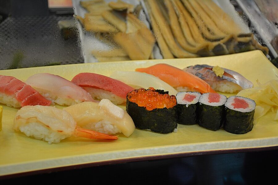 Sushi at Sushizanmai Tsukiji Outer Market