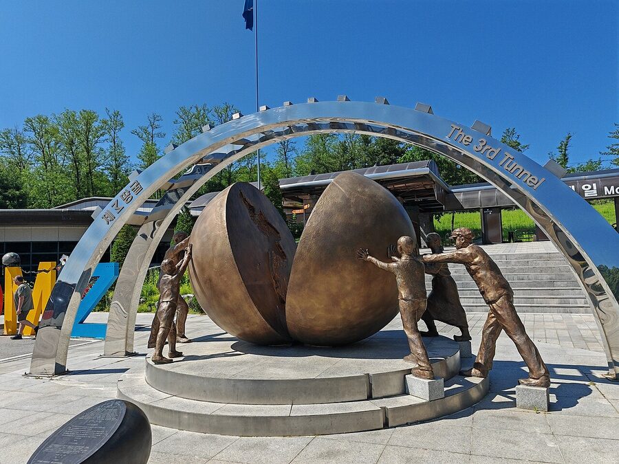 Entrance area to the Third Infiltration Tunnel at the DMZ