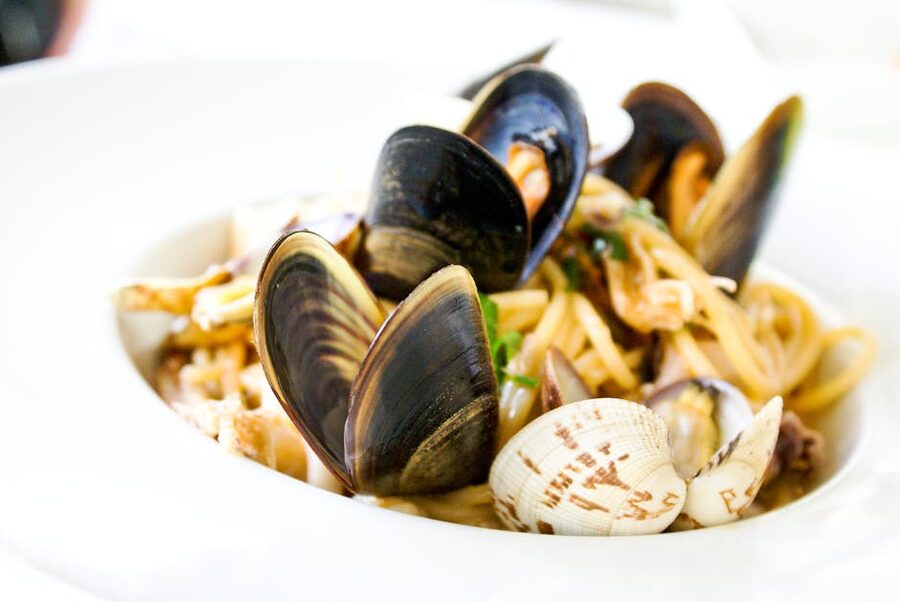 Italian pasta dish typical of Tuscan winery lunch