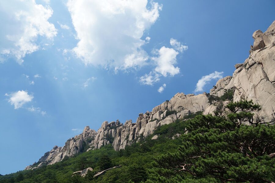 Ulsanbawi Rock viewed from the Sokcho side