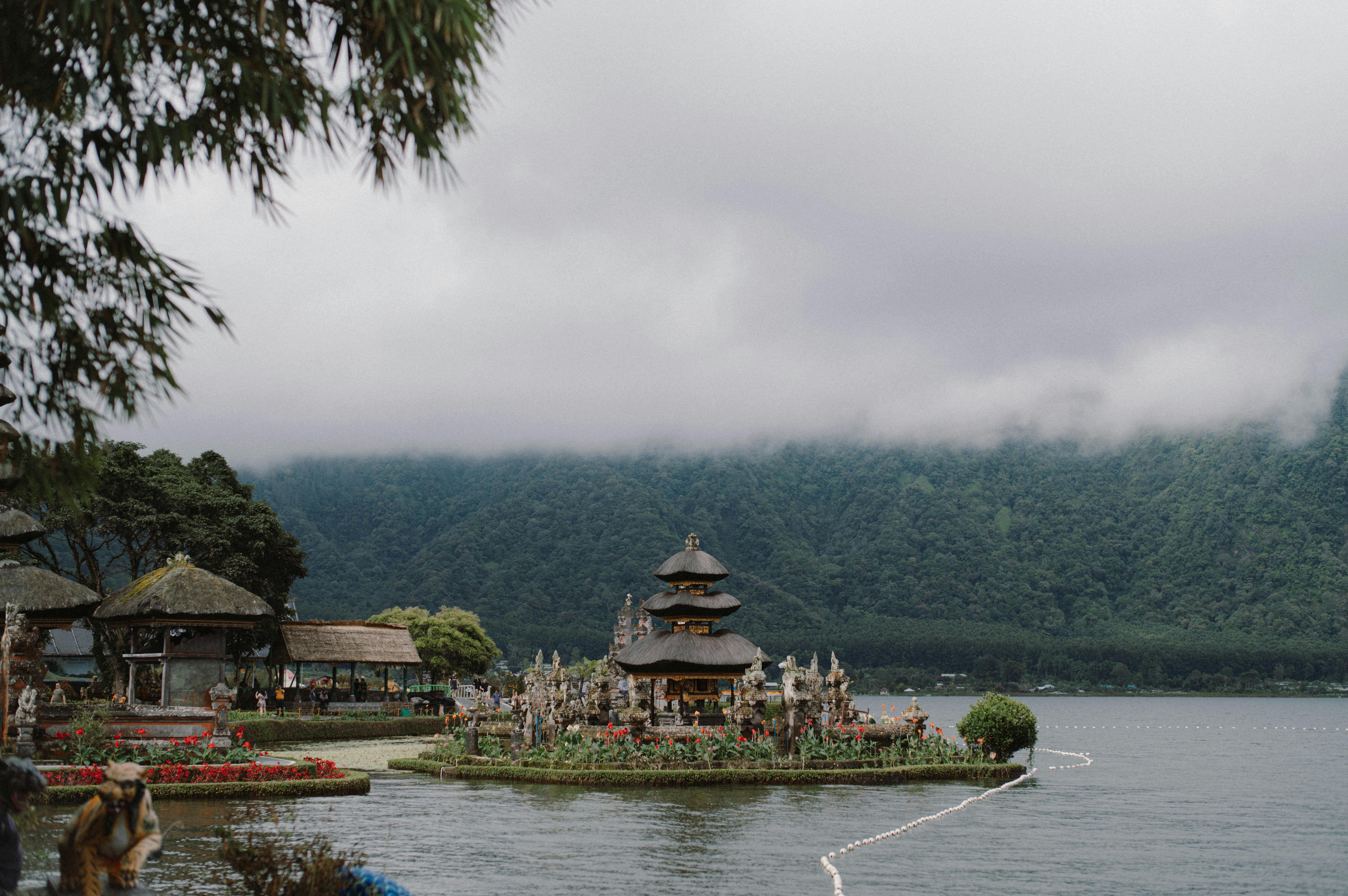 Ulun Danu Beratan Temple on Lake Bratan in the Bedugul highlands