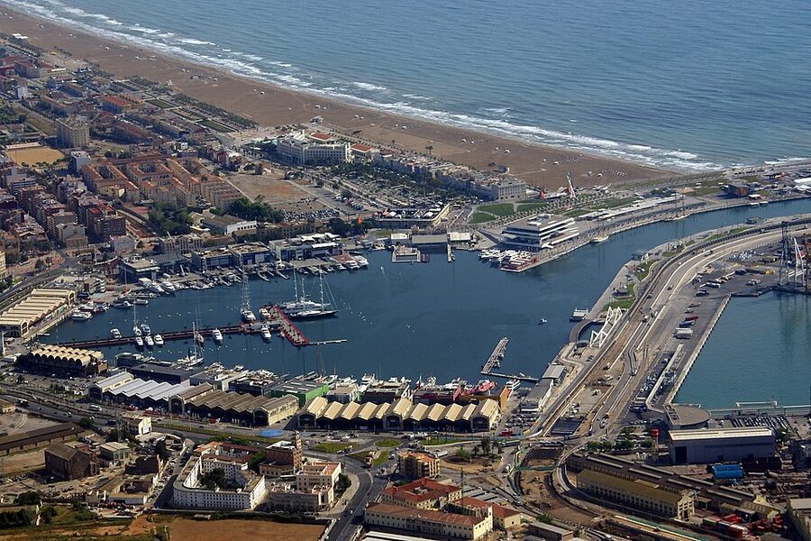 Valencia America's Cup port basin