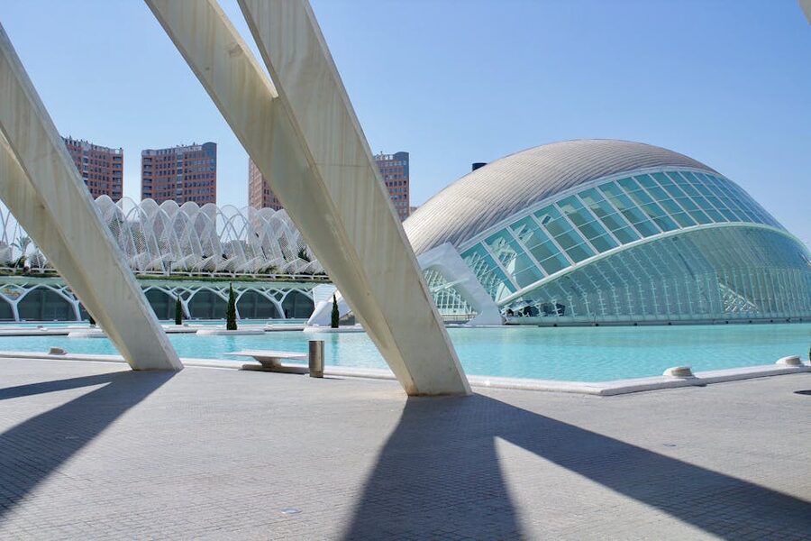 Valencia City of Arts and Sciences exterior architecture