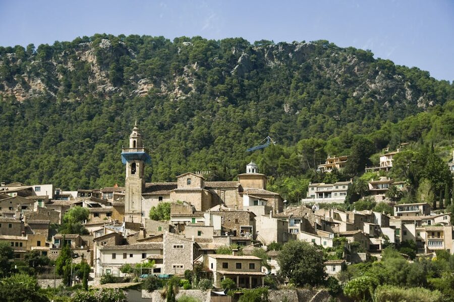 Valldemossa village in the Tramuntana mountains, Mallorca
