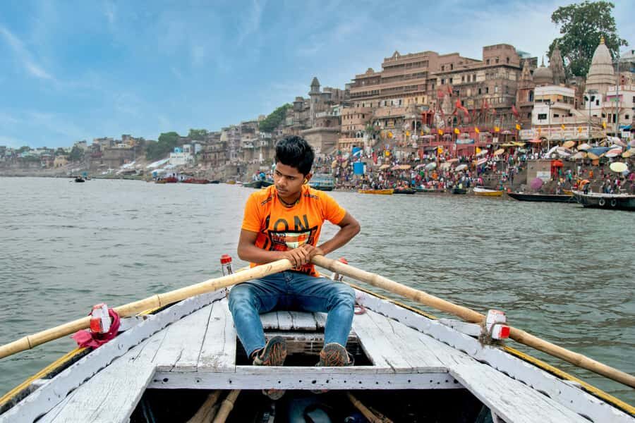 Varanasi: Sunrise Boat Tour with Heritage Walk - Visiting the Cremation Ground