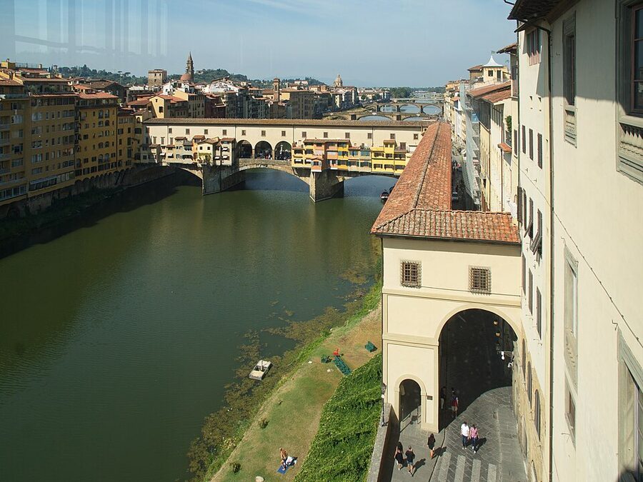 Vasari Corridor over Ponte Vecchio Florence