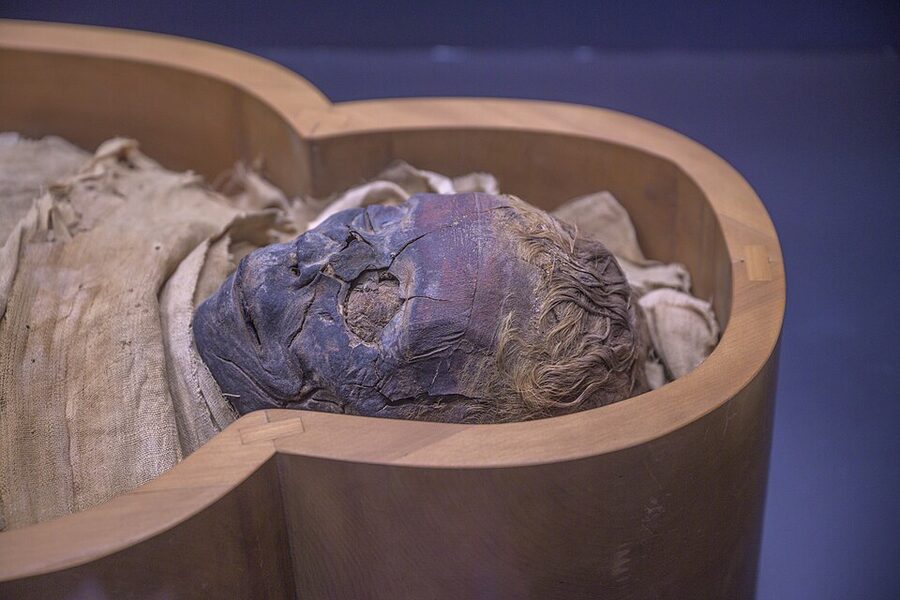 Egyptian mummy from Thebes in Vatican Museums