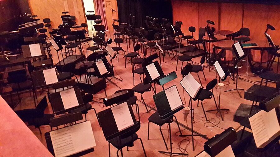 La Fenice orchestra pit detail