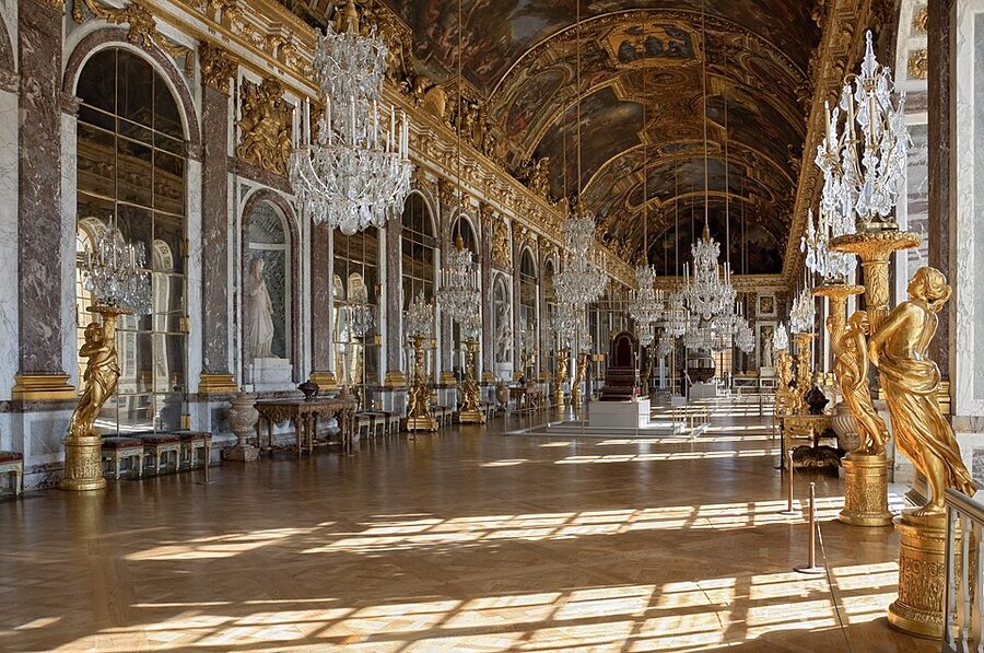 Hall of Mirrors at the Palace of Versailles
