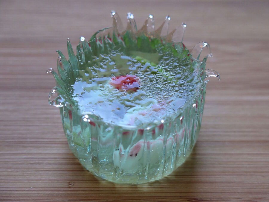 Japanese summer wagashi sweet confections