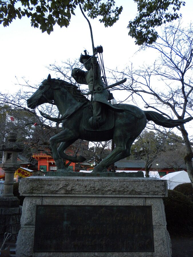 Yabusame horseback archery at Fujisan Hongu Sengen Taisha shrine