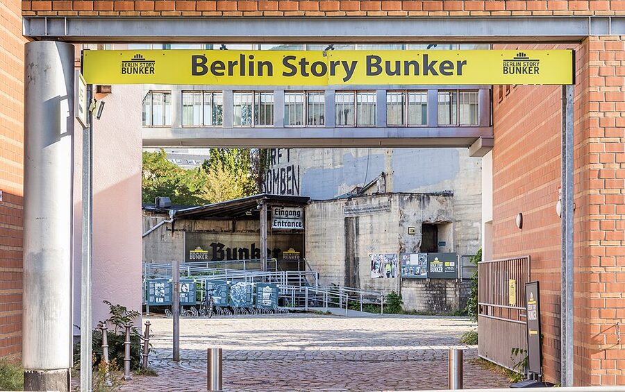 Berlin Story Bunker Anhalter Hochbunker exterior in Kreuzberg