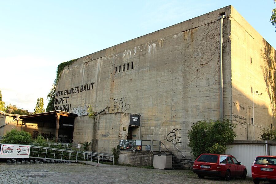 Berlin Story Bunker street-level view from Schöneberger Strasse