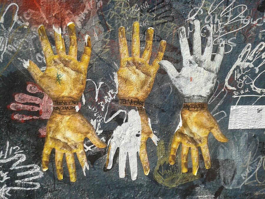 East Side Gallery Berlin Wall mural