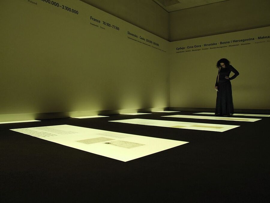 Holocaust Memorial Berlin underground information centre