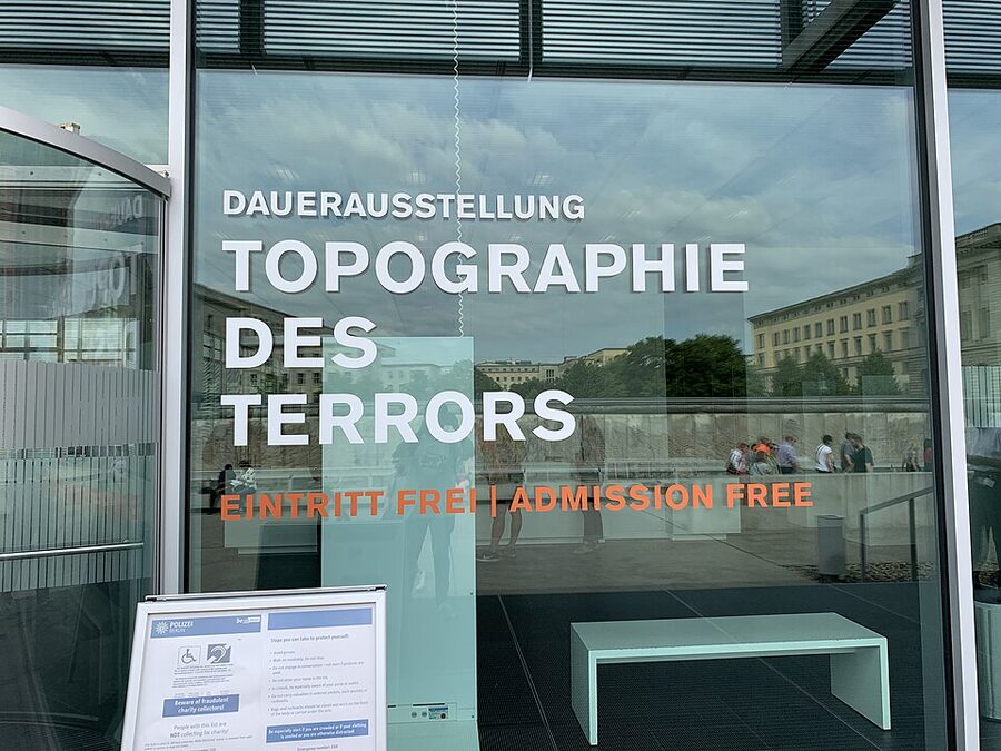 Topography of Terror outdoor exhibition Berlin