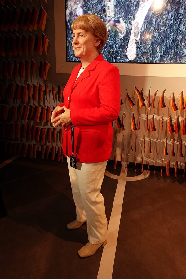 Angela Merkel wax figure at Madame Tussauds Berlin