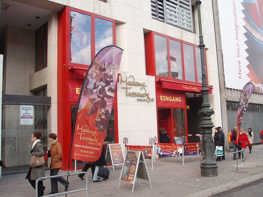 Madame Tussauds Berlin entrance on Unter den Linden