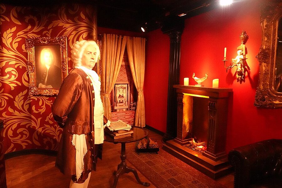 Johann Sebastian Bach wax figure at Madame Tussauds Berlin