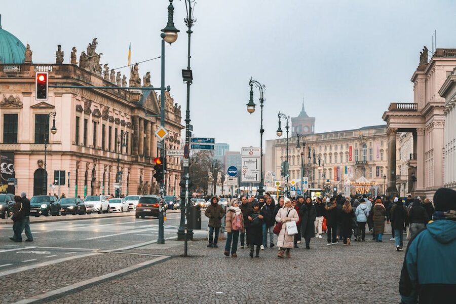Unter den Linden boulevard in central Berlin