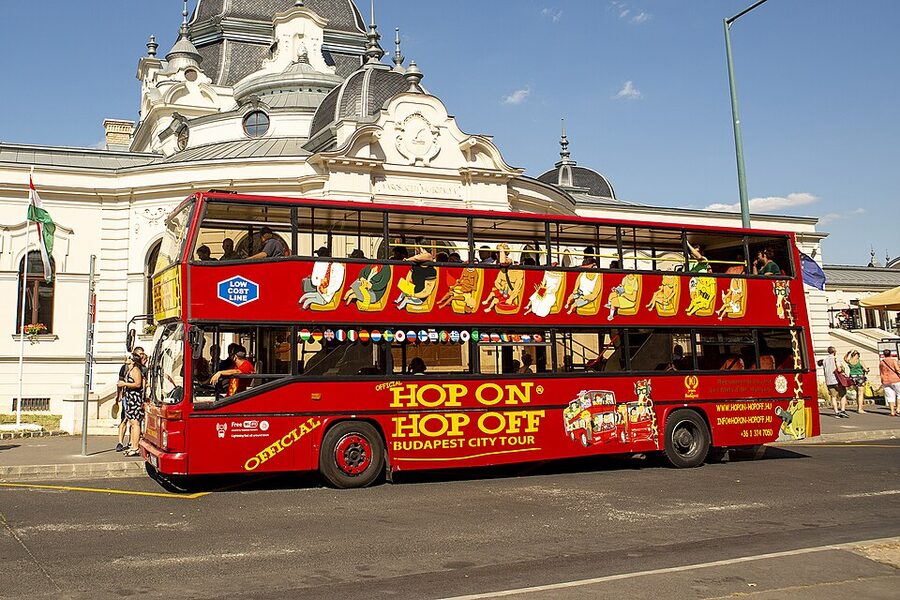 Budapest City Tour sightseeing bus open-top double-decker