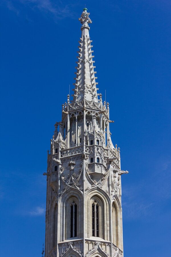 Matthias Church Budapest Castle Hill colored roof tiles