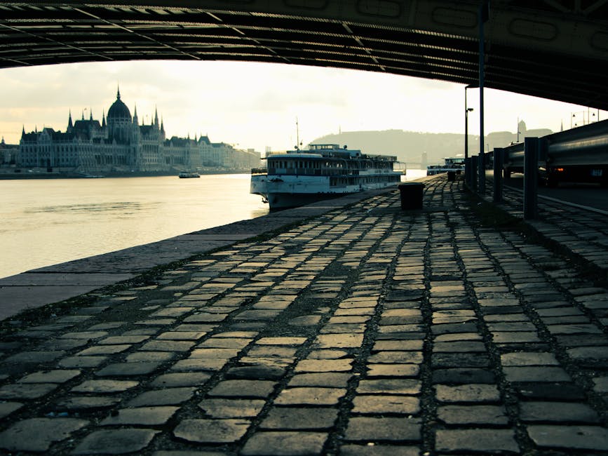 Budapest Parliament with sightseeing boats on the Danube