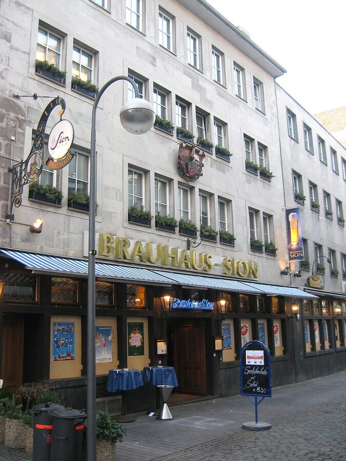 Brauhaus Sion exterior in Cologne Altstadt