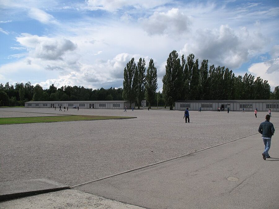 Dachau Appellplatz roll-call square