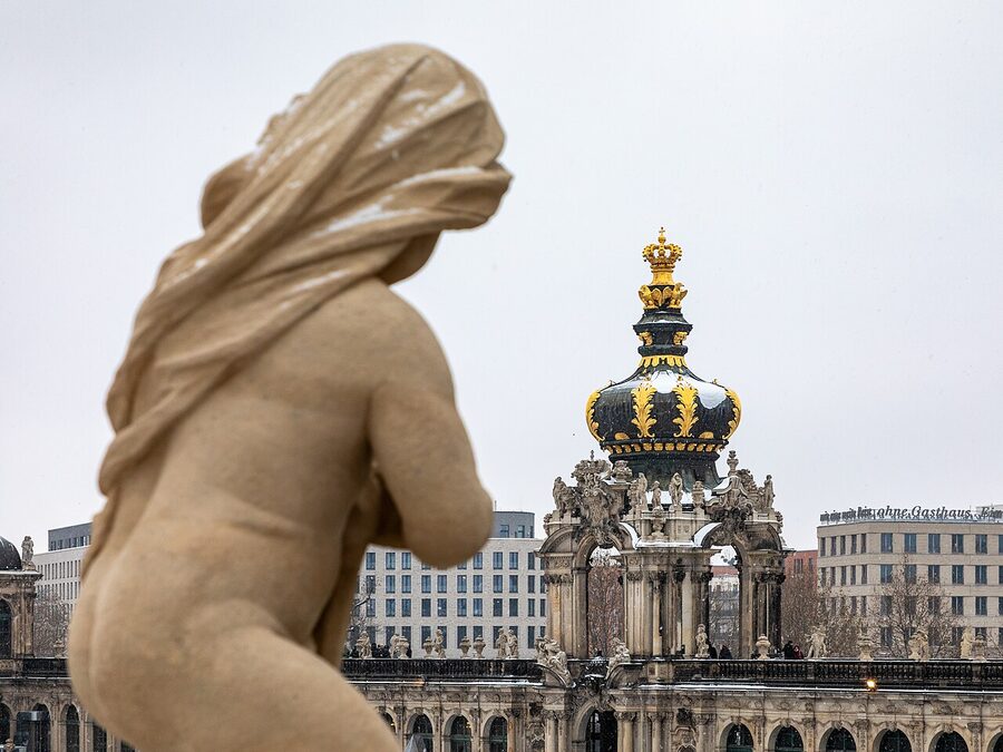 Zwinger Bogengalerie arched gallery in Dresden