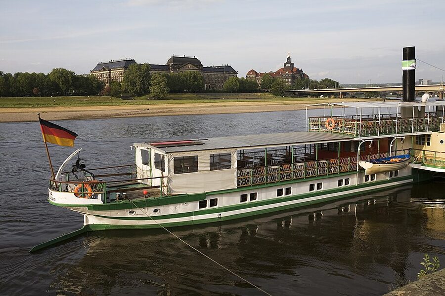 Dresden paddle steamers on the Elbe