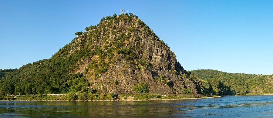 The Loreley slate cliff above the Rhine