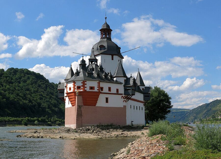 Pfalzgrafenstein Castle near Kaub on the Rhine