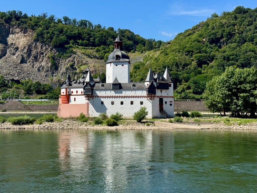 Pfalzgrafenstein Castle on its island in the Rhine