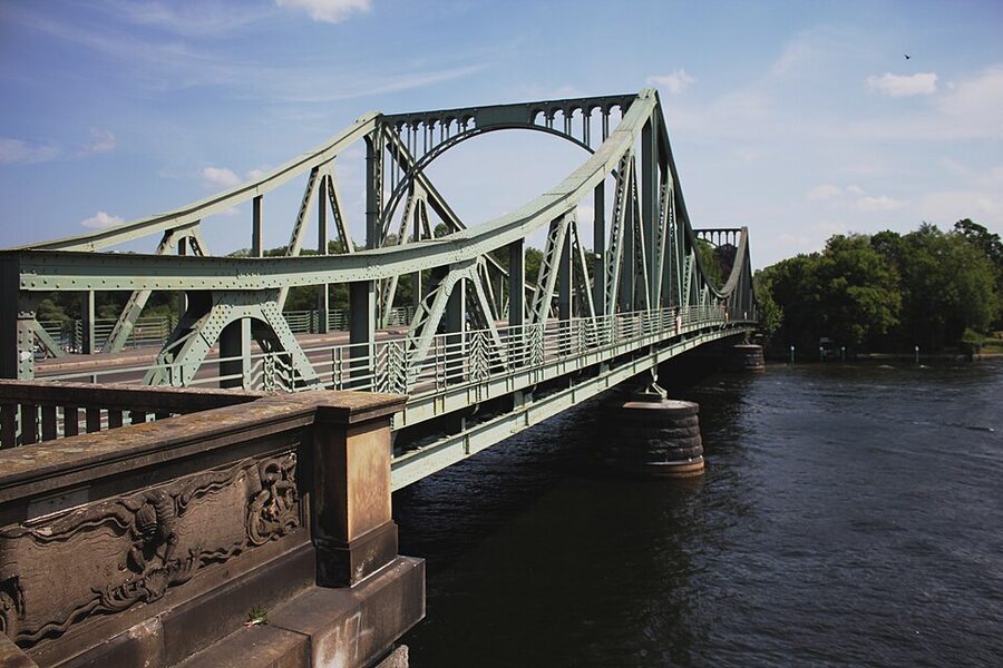 Glienicke Bridge of Spies between Potsdam and Berlin