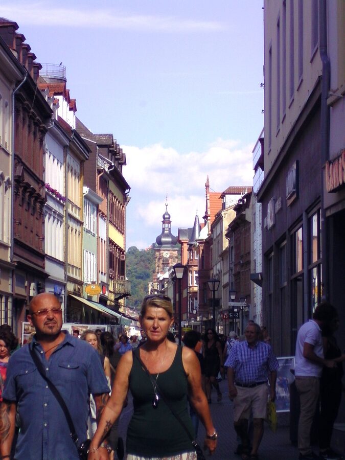Heidelberg Hauptstrasse pedestrian street